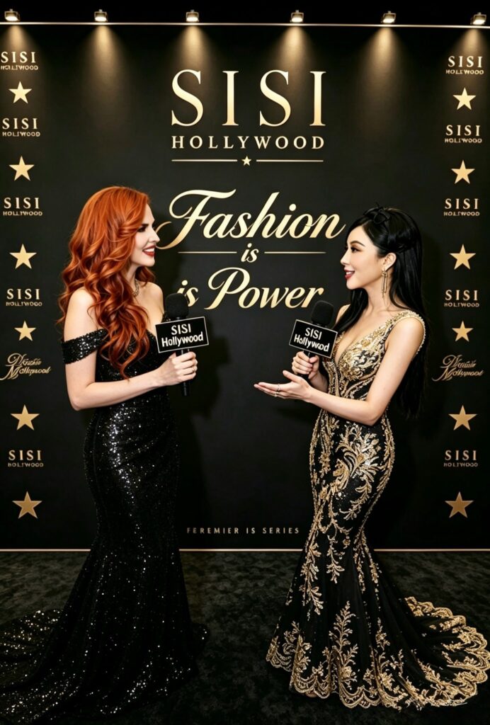 Sisi Hollywood founder Sisi Cao in conversation with co-host Lorraine Silvetz ahead of the pre-Met Gala cultural salon in New York